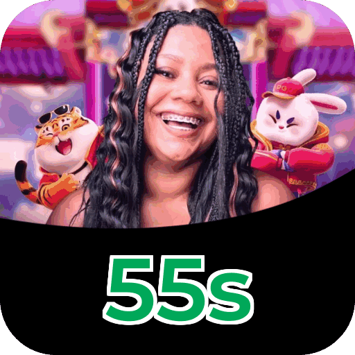 Catálogo slots 55s mostrando top jogos Gates Olympus Sweet Bonanza Fortune Tiger Big Bass volatilidade RTP